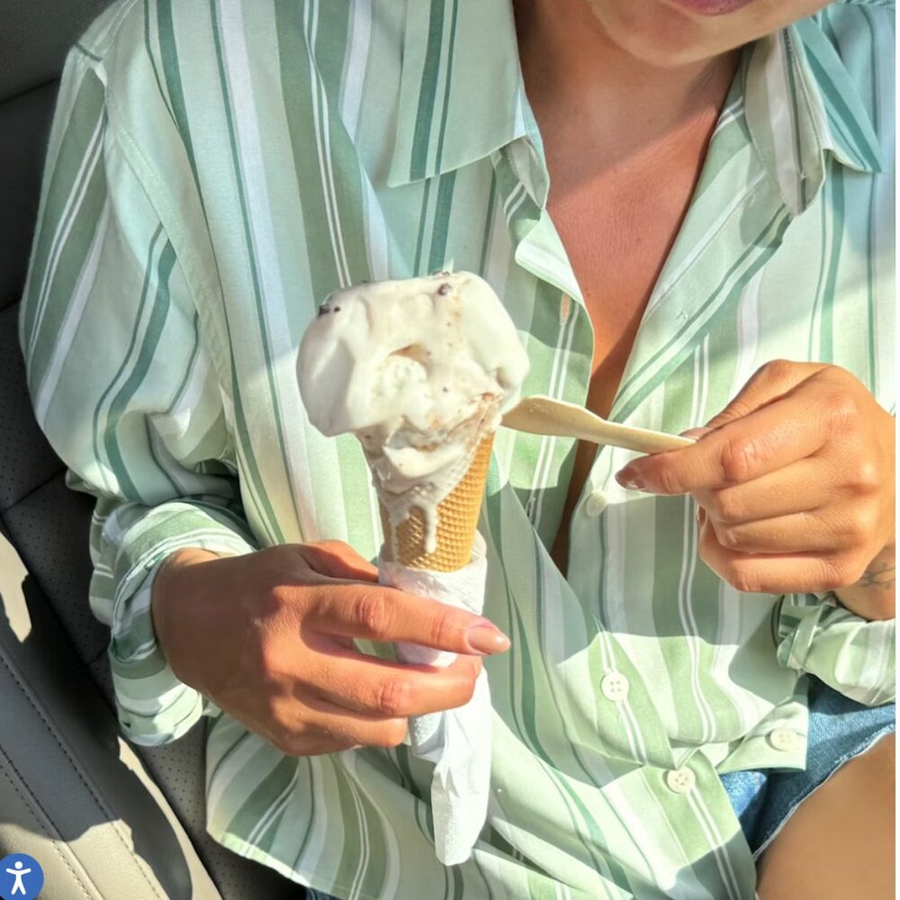 Djerf Avenue Little Shirt Mint Sorbet